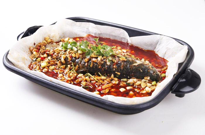 总口管理区纸包鱼培训
